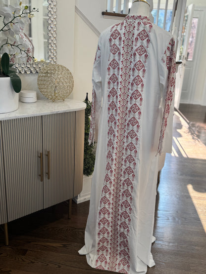 3 Pcs Tatreez Embroidered Thobe