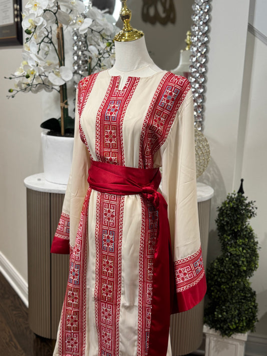 2 Pcs Embroidered Thobe