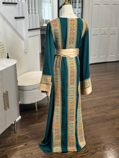 2 Pcs Embroidered Thobe