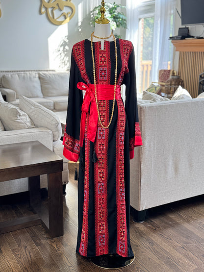2 Pcs Embroidered Palestinian traditional Tatreez Thobe
