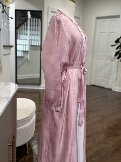 Organza Open Abaya Cape Cardigan