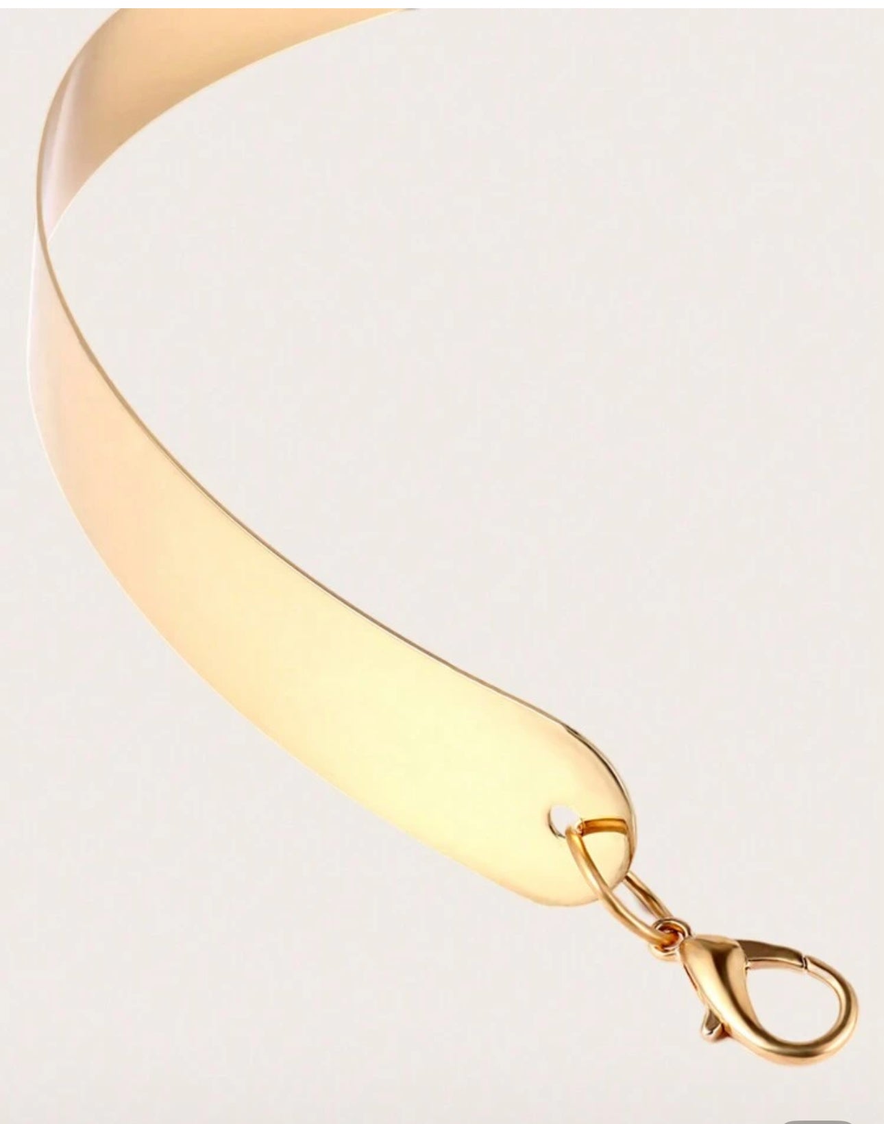 Metallic gold or Silver adjustable waist Belt