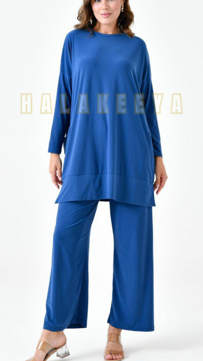 Long Sleeves Tunic and pants set With Pockets