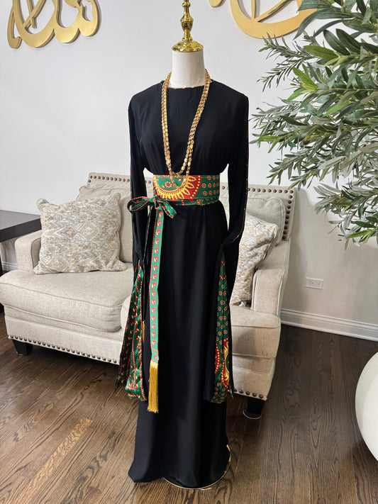 Palestinian traditional Asbah Dress Thobe