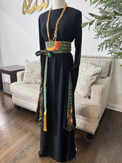 Palestinian traditional Asbah Dress Thobe
