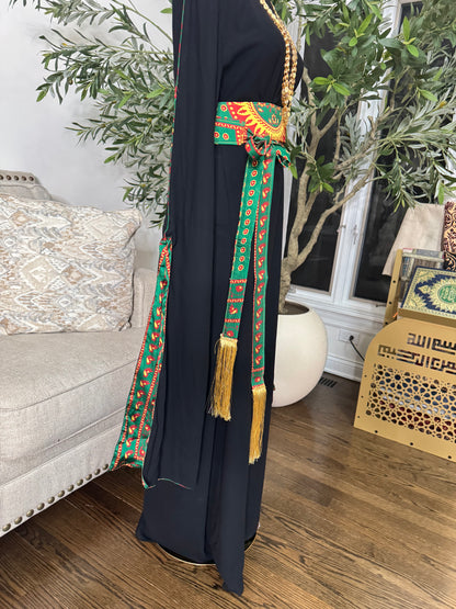 Palestinian traditional Asbah Dress Thobe