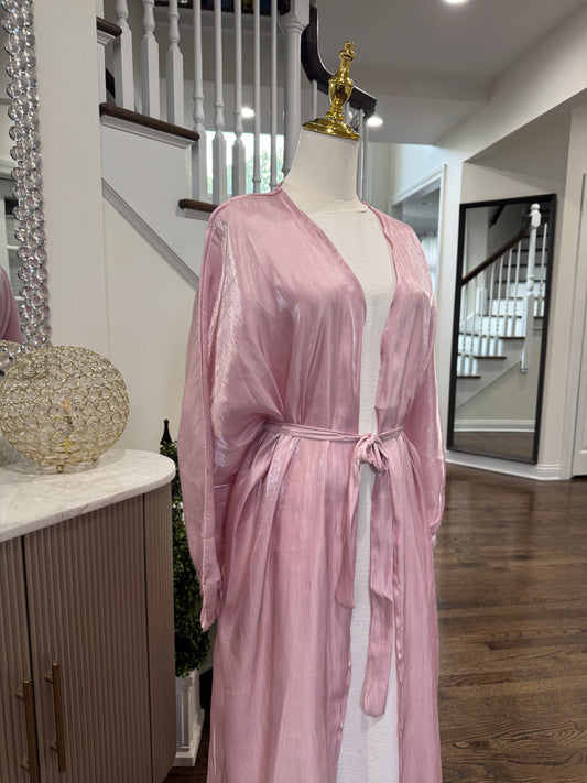 Organza Open Abaya Cape Cardigan