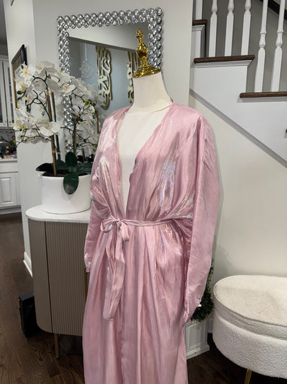 Organza Open Abaya Cape Cardigan