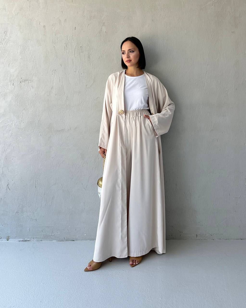 Modern Abaya pant set