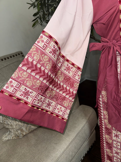 Palestinian Heritage Embroidered Tatreez Thobe