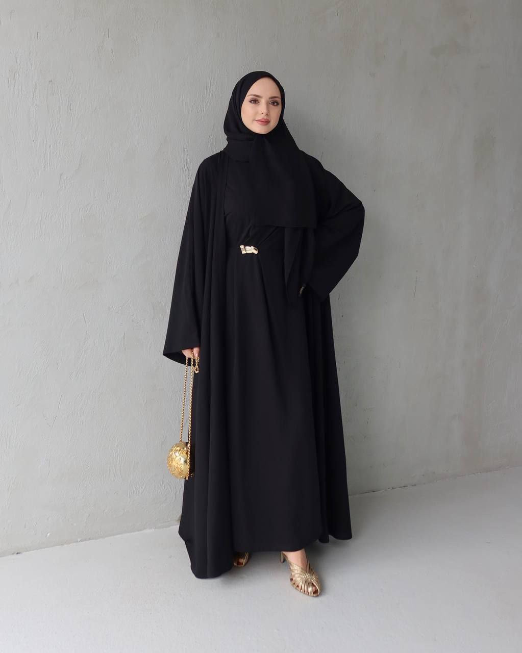 Soft Elegance Abaya Set