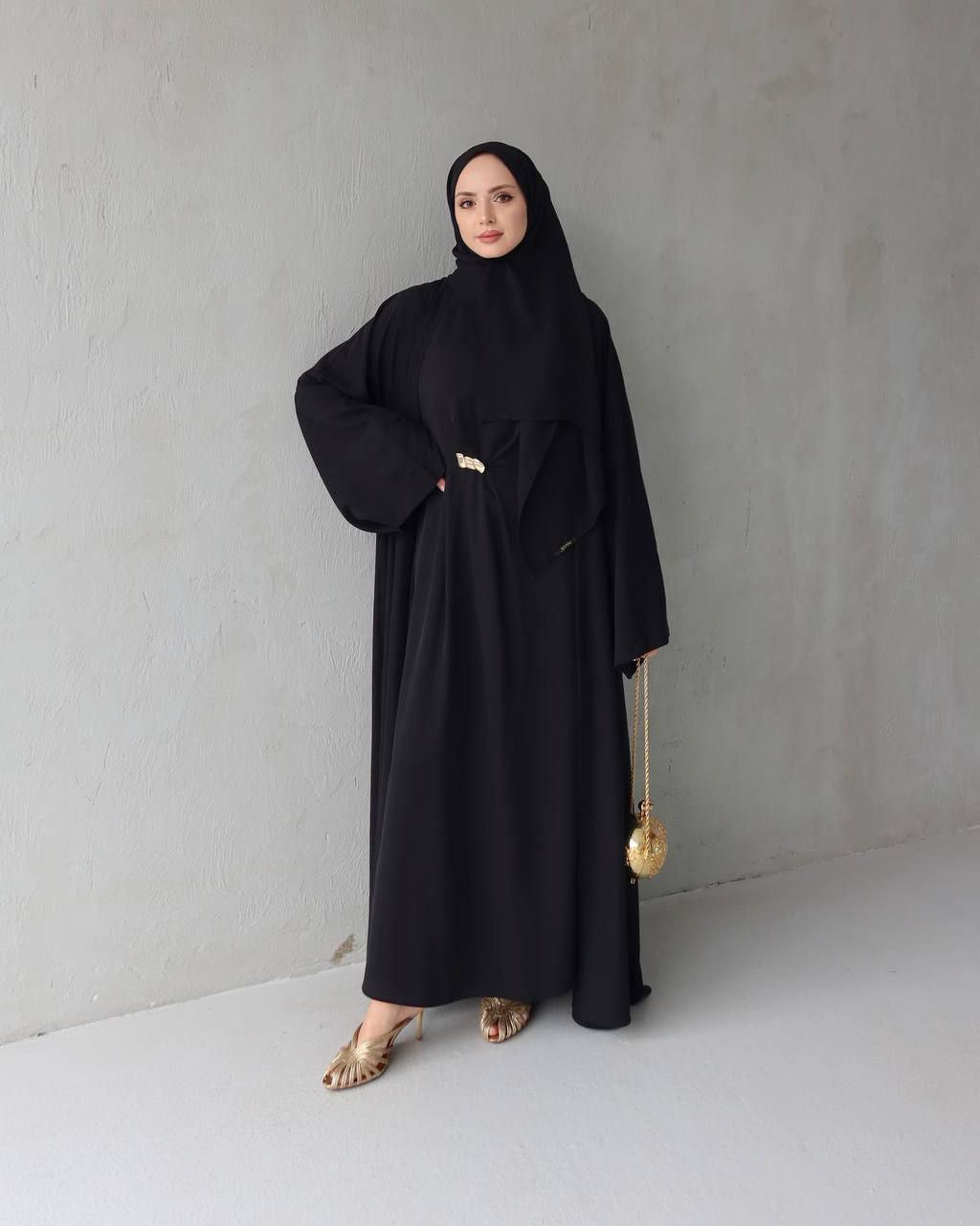 Soft Elegance Abaya Set
