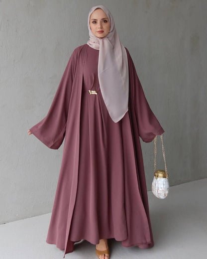 Soft Elegance Abaya Set