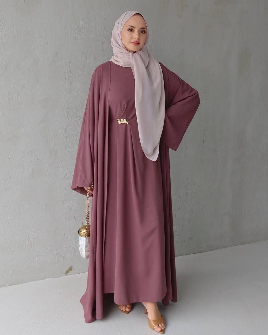 Soft Elegance Abaya Set
