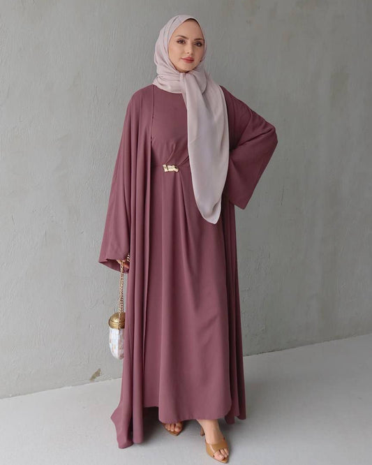 Soft Elegance Abaya Set