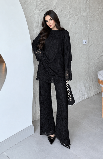 Soft Lace Pant Set