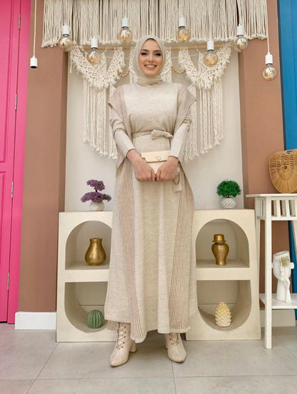 3 Pcs KNITWEAR BUTTERFLY DRESS