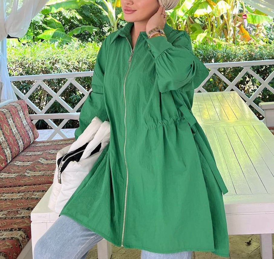 Coat top With Tie String
