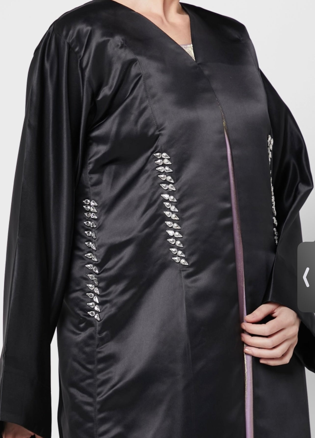 Embellished Abaya With Sheila
