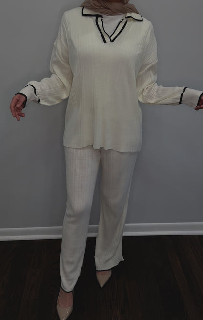 Bliss knitted pant Set