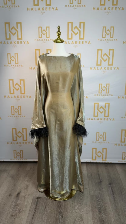 BUTTERFLY ABAYA - KHAKI