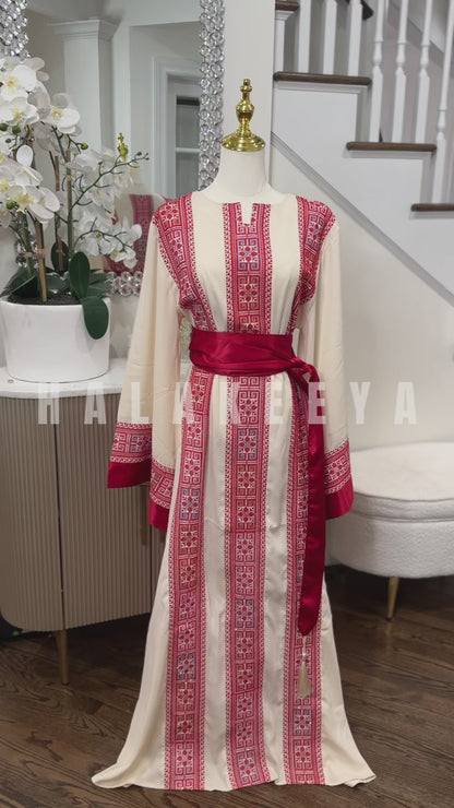 2 Pcs Embroidered Thobe