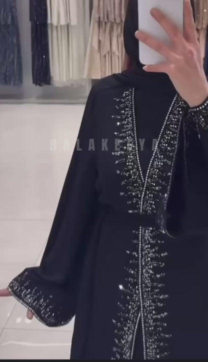 Embellished abaya set