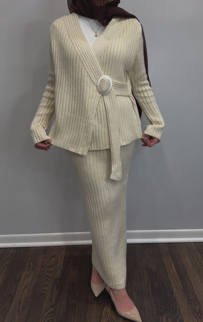 Skirt Knit Set