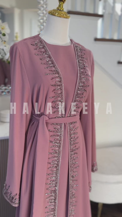 Embellished abaya set